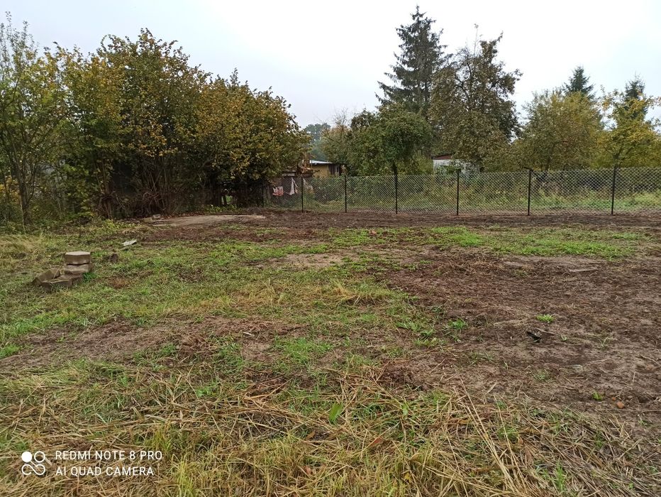 Dwie działki ROD nad Regą w Trzebiatowie.
