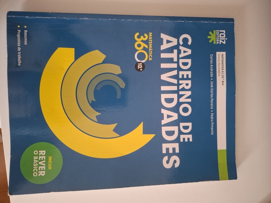 caderno de atividades 10° ano, mat A novo