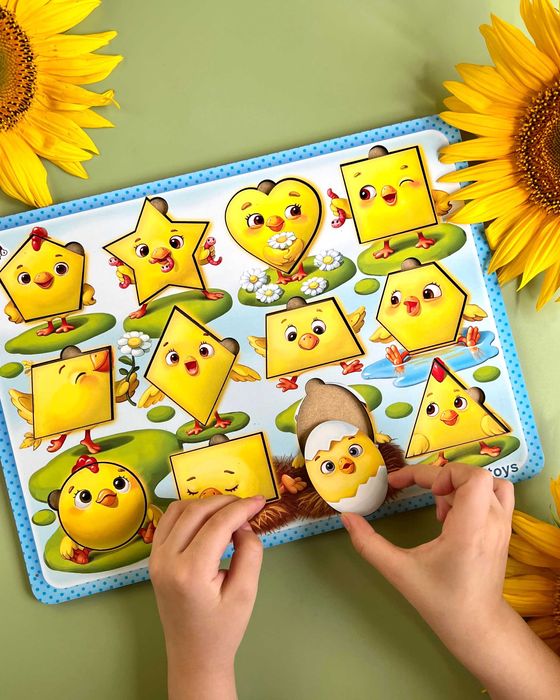 Знижки!Ubee. Дерев'яні пазли: Пожежна, Геометричні фігури, Будівництво