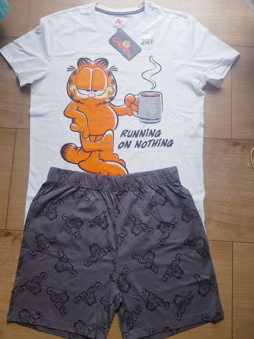 Bawełniana piżama męska marki Garfield rozmiar M