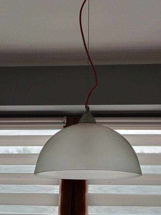 Lampa kuchenna do holu szklany klosz