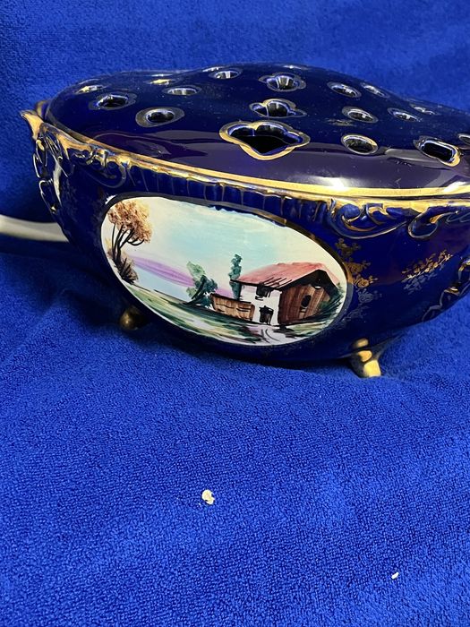 Grande floreira Alcobaça antiga