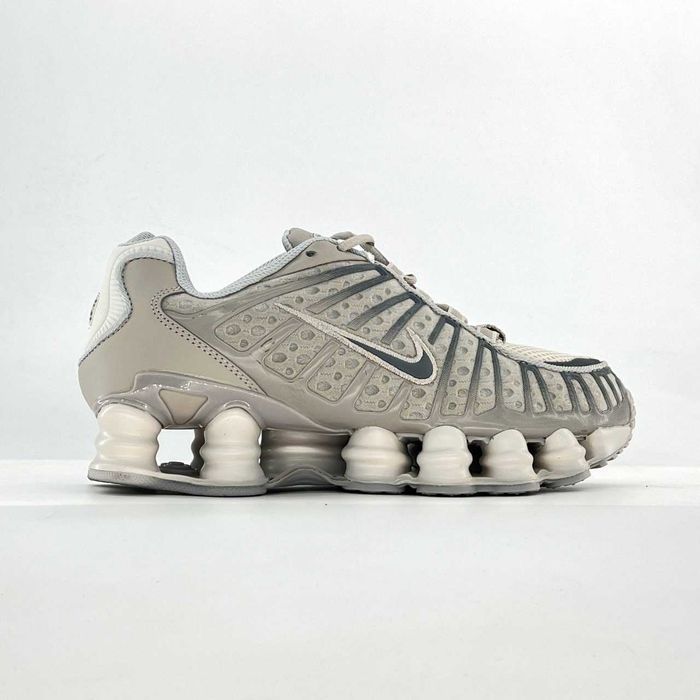 Кросівки Nike Shox TL бежеві / Найк кроси шокси на пружинах розміри 41-45