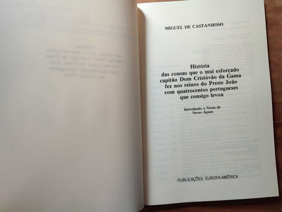 História das Cousas que o Mui Esforçado Capitão Dom Cristovão da Gama