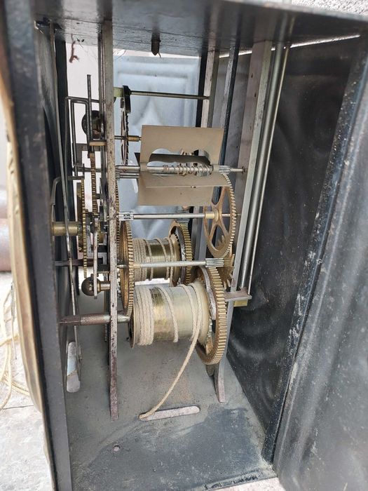 165 Stary zegar wkład mechanizm comtoise komplet budzik