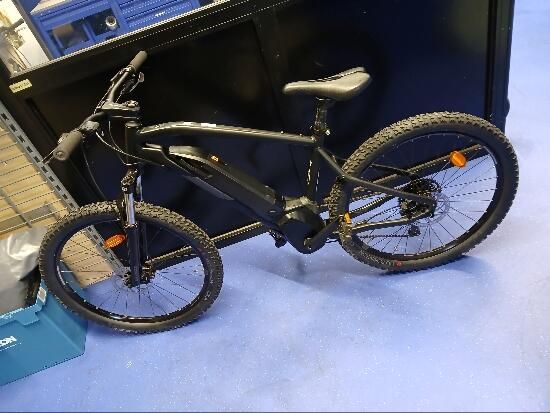 Bicicleta BTT Elétrica Semirrígida 27,5" E-ST 500 PRETO