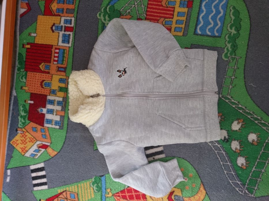 Утепленная толстовка на 3-4года