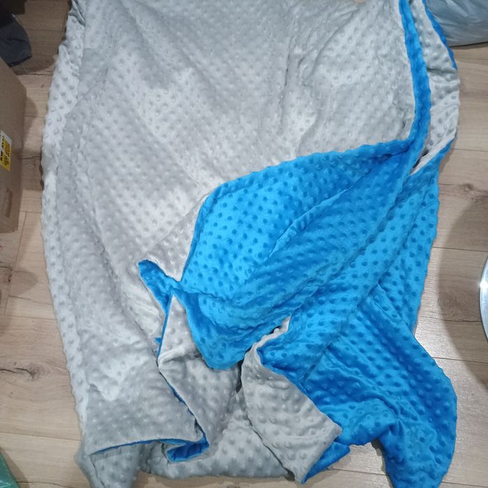 Koc duży dwustronny z minky 160*200