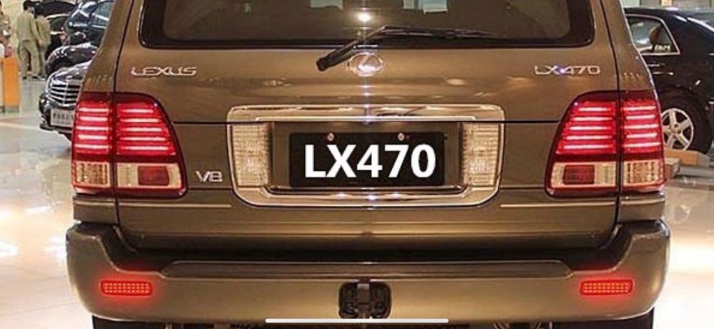 Тойота Ленд Крузер 100 Лексус 470: Габариты в задний бампер ( TRD )