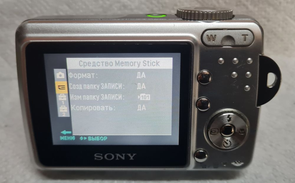 Фотоаппарат Sony Cyber-shot DSC-S500.ютуб обзор sharp, статуэтк