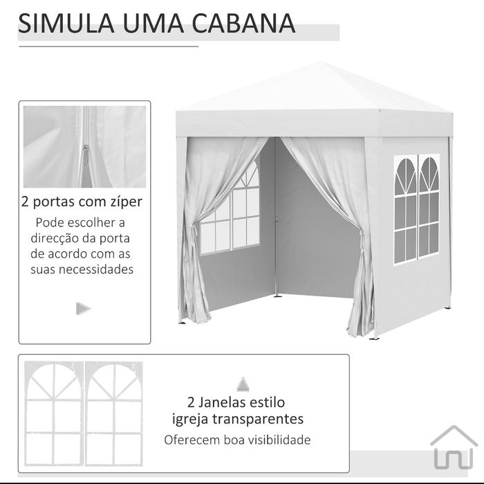 Tenda paddock abrir 2x2