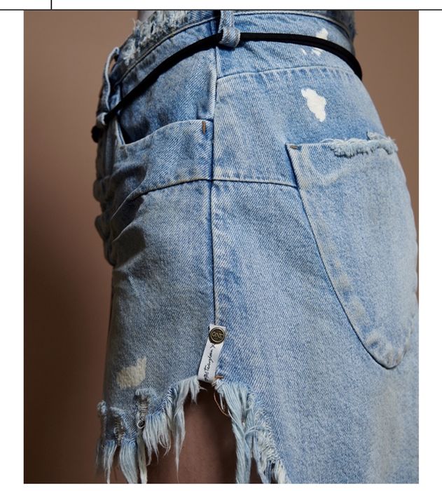 One teaspoon kansas blue jeans spodnica minowka kate kijo rozm 24