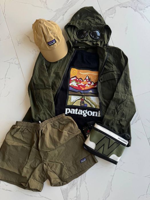 Patagonia / c.p company (набор офника !) футболки,штани, кепки, шорти ...