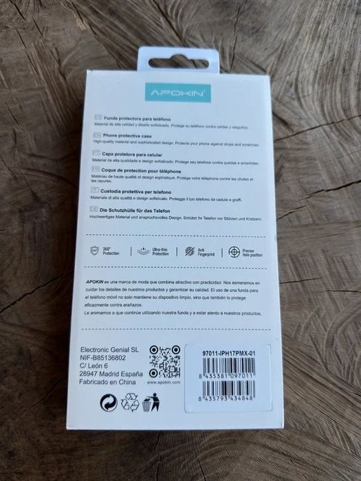 Capa / Case Premium - Apple Iphone 17 Pro Max - Transparente com MagSa