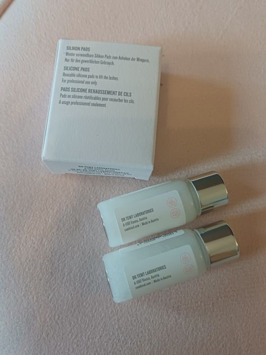 Zestaw do liftingu rzęs combinal - lifting i fixing lotion, wałeczki