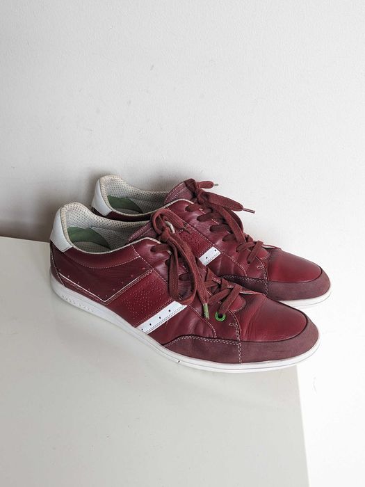 Męskie skórzane sneakersy Hugo Boss, rozmiar 45