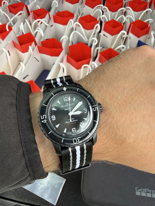 Blancpain x Swatch scuba fifty fathoms