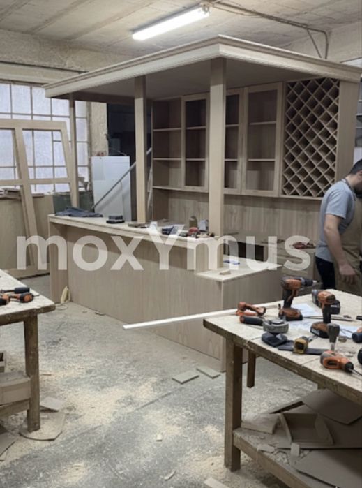 Movel Bar e garrafeira de madeira maciça da fabrica para sua casa