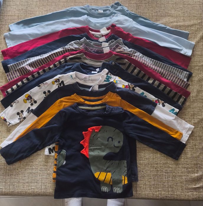 Camisola manga comprida rapaz 18 meses : 14 unidades