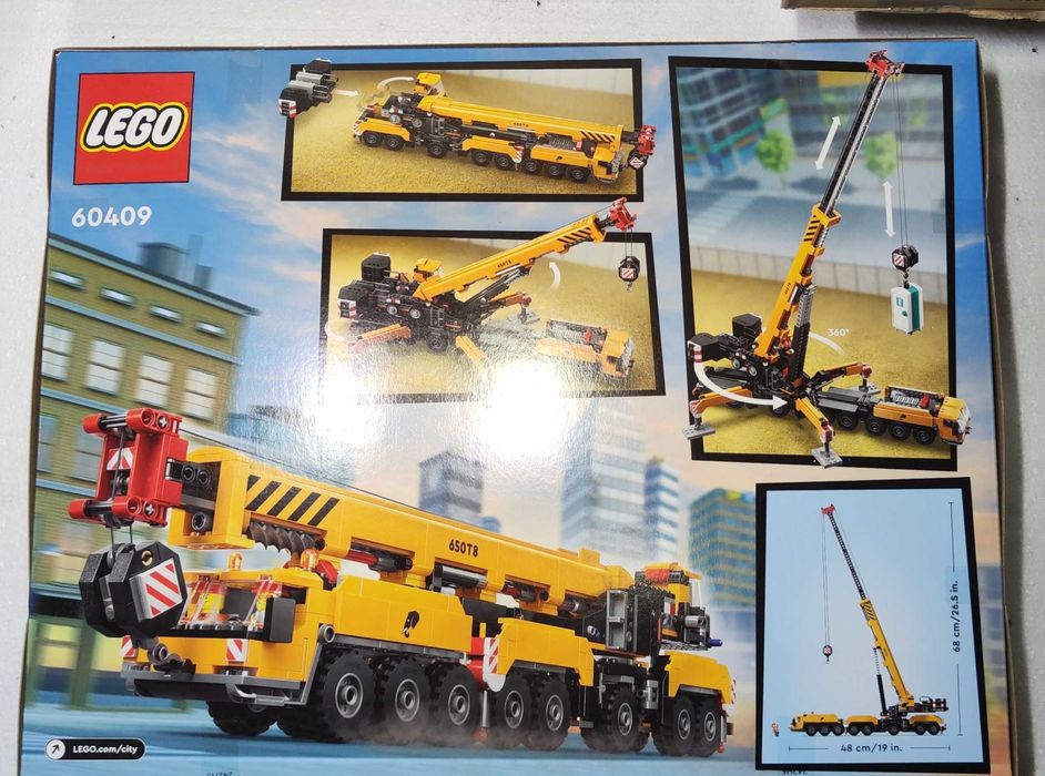 LEGO 60409 City - Żółty ruchomy żuraw