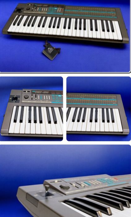 KORG POLY-800 Polyphonic Synthesizer Keyboard 61-Key Vintage Raro