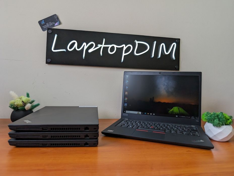 Ноутбук Lenovo ThinkPad T495/14/FHD/Ryzen5 Pro/16/512.Стан 5+