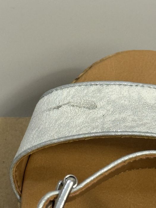 Sandały wysokie UGG srebrne