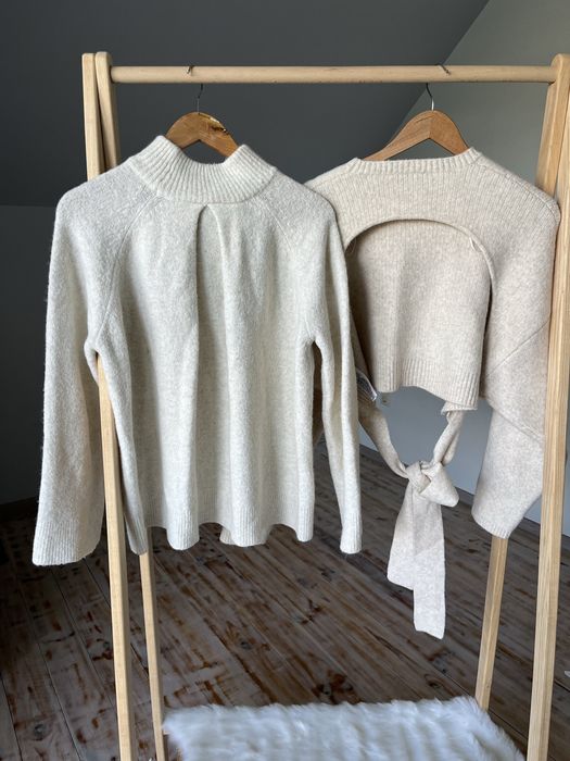 Молочний светр massimo dutti