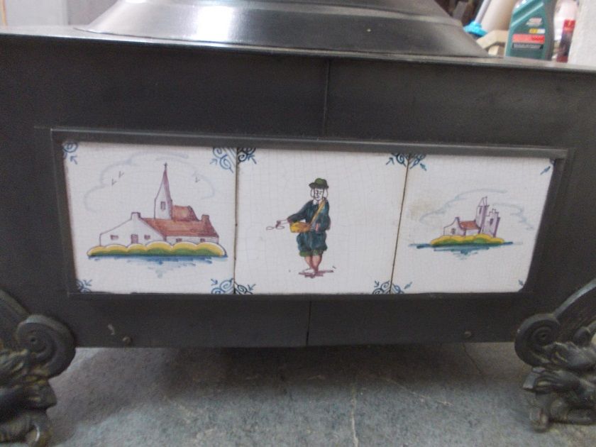 Zabytkowy piec - koza , gazowy