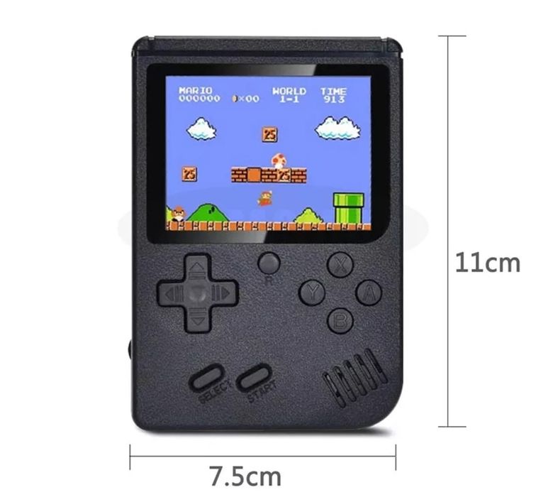 Consola para criança com 168 jogos  divertidos e bateria recarregável