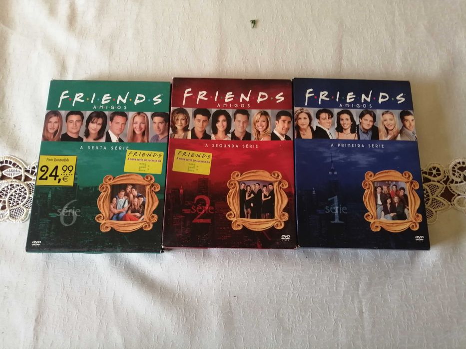 Série friends temporadas 1/2/6