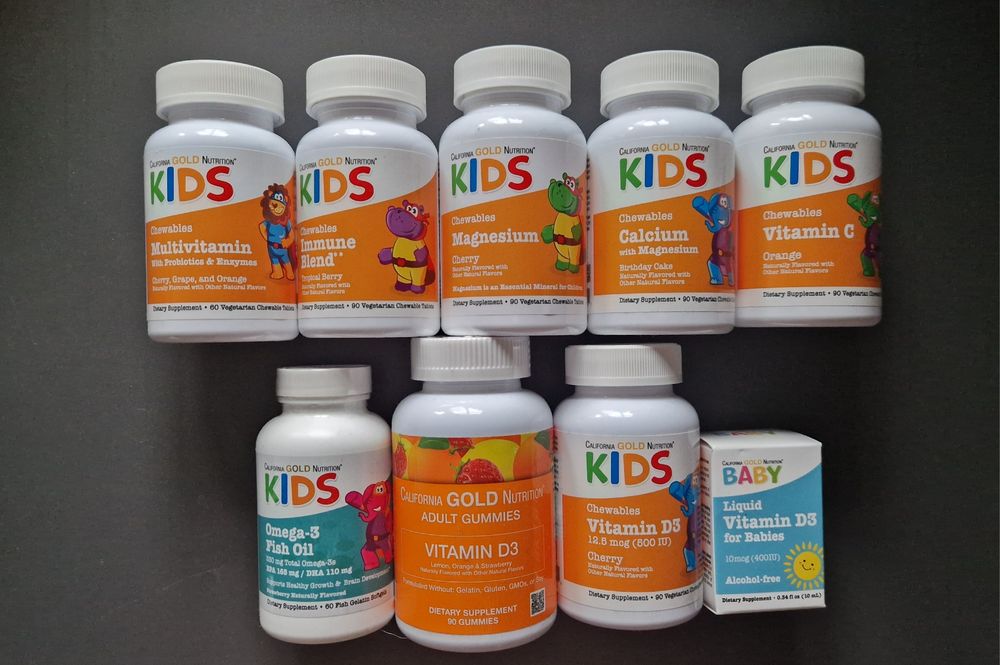 Дитяча омега та інші вітаміни