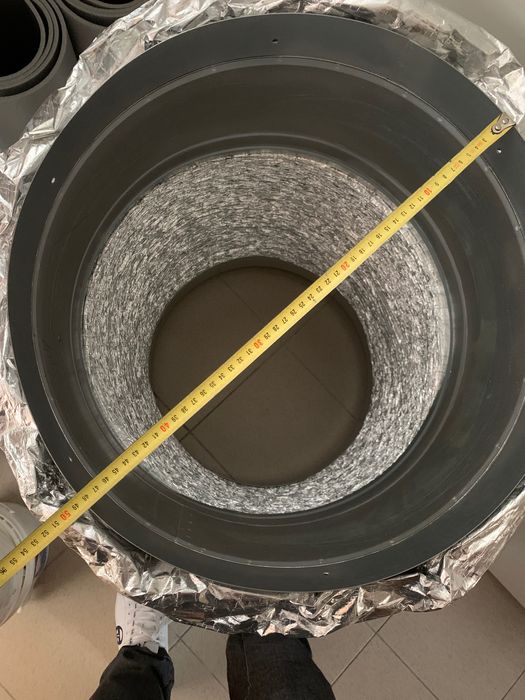 Tubos Aluminio com isolamento.