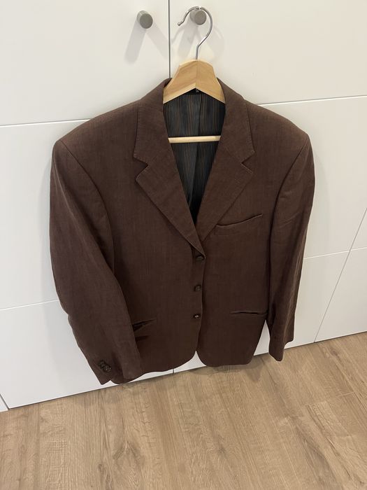 Blazer castanho - linho