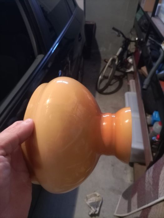 Abajur laranja antigo