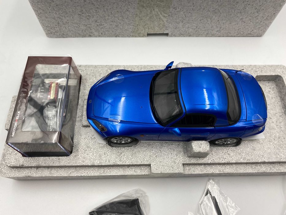 Motorhelix 1:18 Honda S2000 AP2 Bermuda Blue Pearl 3w1 - NOWY (M85107)