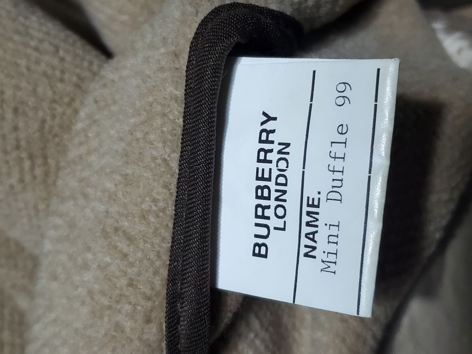 Burberry вовняне пальто-дафлкот