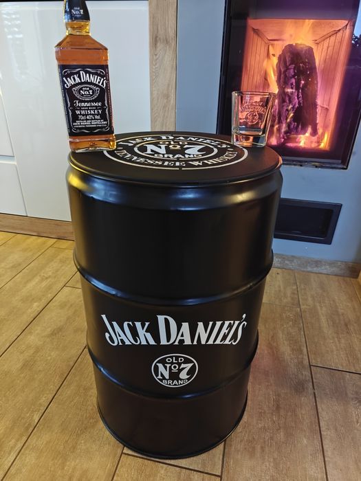 Stolik loft beczka Jack Daniels