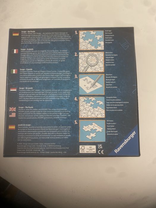 Puzzle escape room kids ravensburger