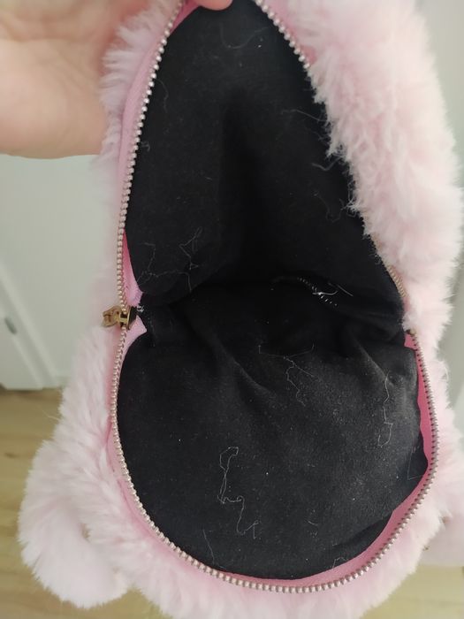 Plecak futrzany króliczek