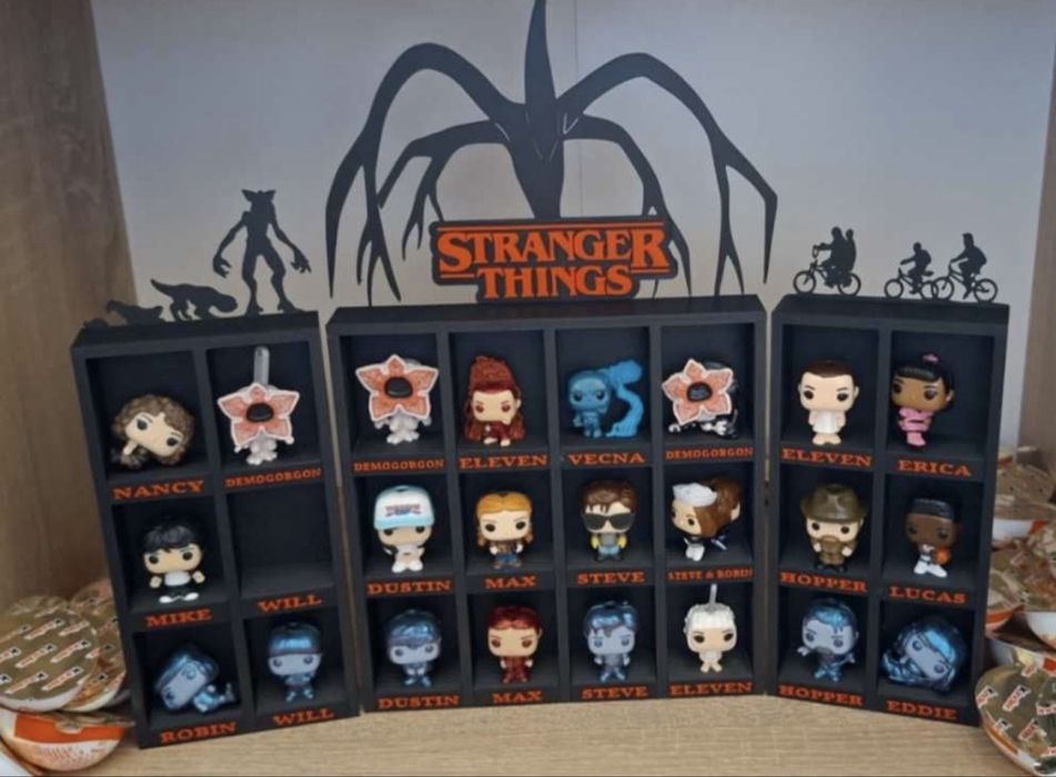 Стенд/Бокс для фігурок Kinder Joy Stranger Things
