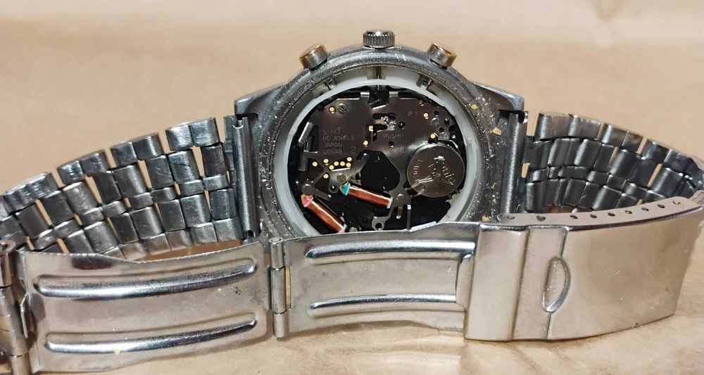 Zegarek Męski Chrono Chronograph Hattori aka Seiko VD54B
