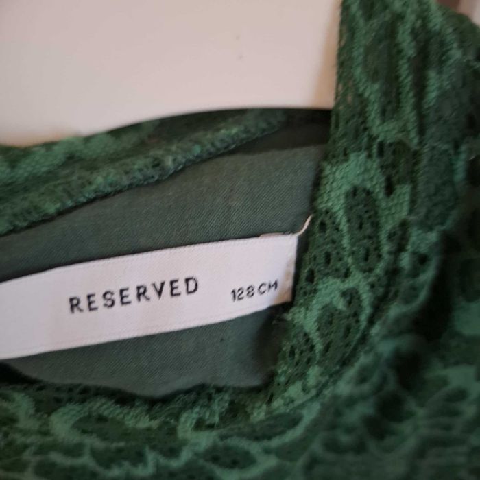 Sukienka koronkowa Reserved rozm. 128