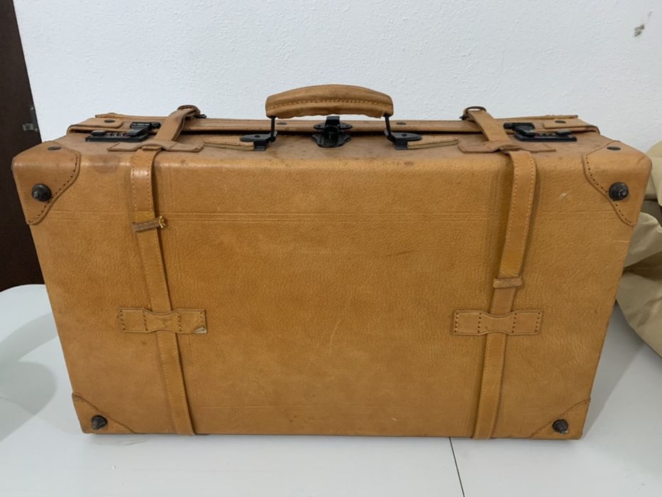 Mala Colonial em Couro