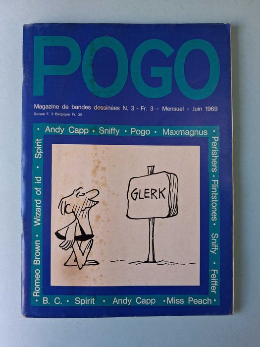 POGO - Revista francesa de BD [1969]. Vários números disponíveis.