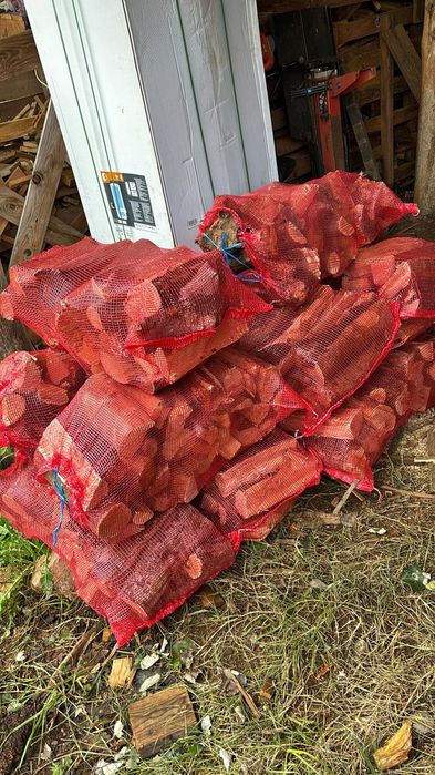 Lenha sacos 40kg  Ecologica Limpeza Mata