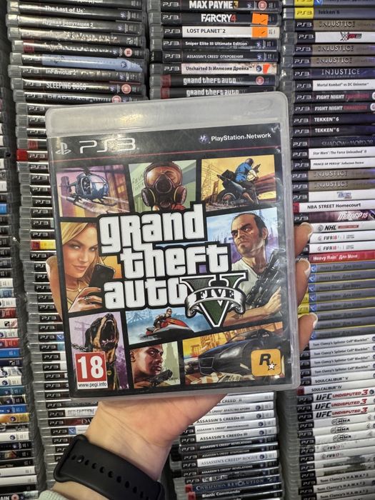 Sony Playstation 3 PS3 Grand Theft Auto 5 gta5 диск б/у обмен