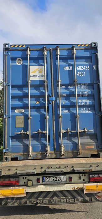 Kontener morski używany 40 HC magazyn 12 metrów z 2021 r. - Poznań