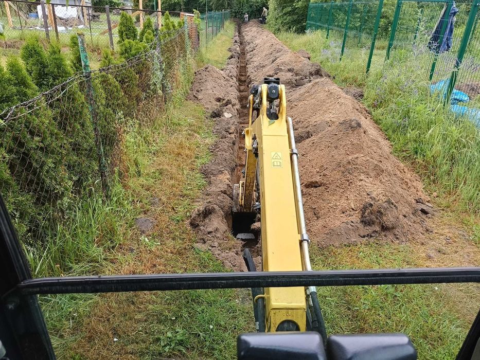 Usługi minikoparką