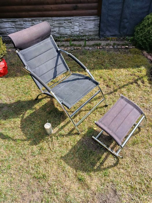 Fotel wypoczynkowy vintage lata 70-80